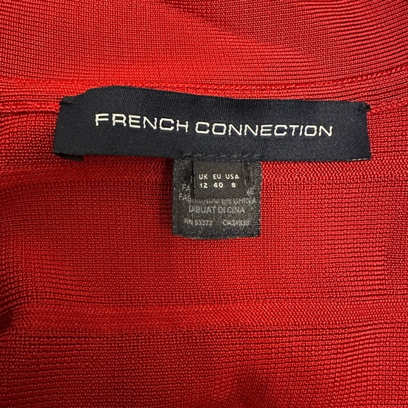 NWOT French Connection Red Bandage Dress - Picture 5 of 5